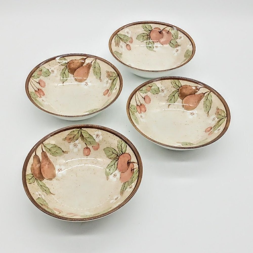 Japanese Cherry Blossom 3-Inch Porcelain Bowls (4)